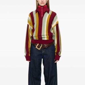 BNWT AW24 MARTINE ROSE SAME SAME VERTICAL STRIPE SWEATER S